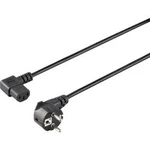 Síťový kabel s IEC zásuvkou Basetech BT-1886923, 7.50 m, černá