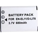 Náhradní baterie pro kamery EN-EL11, 3,7 V, 450 mAh
