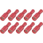 Sada dutinkových fastonů s PVC izolací na kabel RRP 4-1, 4 mm, 0,5 - 1,5 mm²,červená,10 ks