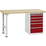 Dílenském COMBI model 2 s multiplex deska, Šxhxv = 1500 x 700 x 840 mm Manuflex TP5088.3003 TP5088.3003