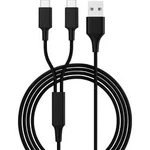 Nabíjecí kabel Smrter Hydra DUO USB-C SMRTER_HYDRA_DUO_C_BK, 1.20 m, černá