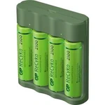 Nabíječka akumulátorů vč. akumulátorů GP Batteries, NiMH Basic-Line 4x ReCyko+ Mignon, AAA, AA