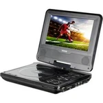 Přenosný DVD přehrávač 17.78 cm 7 palec Denver Denver MT-784NB s integrovaným DVD přehrávačem, napájení z akumulátoru, vč. 12V připojovacího kabelu do