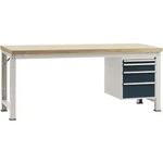 Kompletní dílenském základní PROFI s multiplex deska, Šxhxv = 1500 x 700 x 840 mm Manuflex WP5424.7016 WP5424.7016