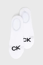 Ponožky Calvin Klein pánske, biela farba, 701218716