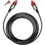 Toslink digitální audio kabel Oehlbach 6012, [1x Toslink zástrčka (ODT) - 1x Toslink zástrčka (ODT), Optická zástrčka 3,5 mm], 15.00 m, červená