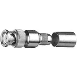 BNC zástrčka, rovná Telegärtner J01000A0063, 75 Ω, 1 ks
