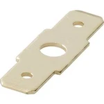 Faston zástrčka Vogt Verbindungstechnik 38750b.67 6.3 mm x 0.8 mm, 180 °, bez izolace, kov, 1 ks