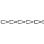 Řetěz se speciálními kroužky niklová mosaz niklováno dörner + helmer 158147 25 m