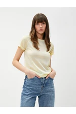 Koton Crew Neck T-Shirt Raglan Sleeve