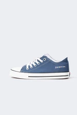 DEFACTO Women Friends Licensed Flat Bottom Lace-Up Cloth Shoes