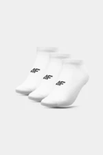 Men's Casual Socks 4F 3-PACK White