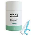 NFco Friendly Flossers Zubní niť s párátkem 45 ks