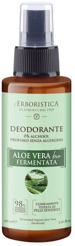 Erboristica Deodorant s aloe vera šťávou bez alkoholu pro citlivou pokožku 100 ml
