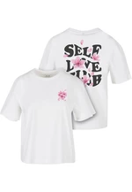 Bílé tričko Self Love Club
