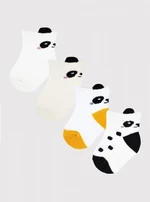 Noviti SB021 Panda Cotton 0-12 měsicí Dětské ponožky 6-12 miesięcy mix barva-mix vzor