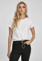 Women's Cropped Tunnel T-shirt in white