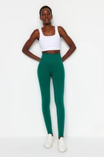 Trendyol Dark Green Seamless/Seamless Compression Full Length Knit Sports Leggings