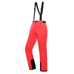 Dámske lyžiarske nohavice s membránou PTX ALPINE PRO LERMONA v odtieni diva ružová