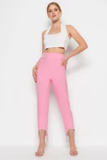 Trendyol Light Pink Accessory Szczegółowe spodnie
