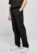 Linen trousers black
