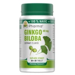 BIO PHARMA Ginkgo Biloba extrakt 40 mg 30+30 tabliet