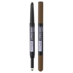 MAYBELLINE NEW YORK NY Express Brow Satin Duo 02 Medium Brown Ceruzka a púder na obočie duo MAYBELLINE NEW YORK NY Express Brow Satin Duo 02 Medium Brown Ceruzka a púder na obočie duo