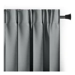 Szara zaciemniająca zasłona termiczna 140x270 cm Pleat – Restilo