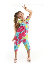 Mushi Floral Garden Girls' Floral Playsuit, 100% Cotton, Woven Poplin. Mushi Floral Garden Girls' Floral Playsuit, 100% Cotton, Woven Poplin.