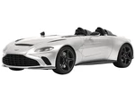 2021 Aston Martin V12 Speedster Silver 1/18 Model Car by GT Spirit