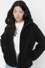 Női kabát Trendyol Fur detailed