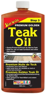 Star Brite Premium Golden Teak Oil Limpiador de teca, Aceite de teca