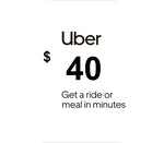 Uber $40 US Gift Card