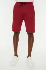 Trendyol Claret Red Men's Basic Regular Medium / Regular Fit Straight Shorts