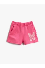 Koton Printed Shorts with Elastic Waist