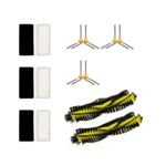 Vacuum Sweeping Main Brush Side Brush Sponge Filter Set for X500 Removable Household Appliances Parts