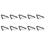 10X Replacement RJ9 4P4C Plug Coiled Stretchy Telephone Handsets Cable Line Black