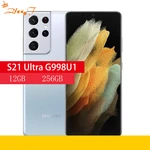 Samsung Galaxy S21 Ultra 5G G998U/U1original phone RAM 12G ROM 256G Snapdragon NFC Octa Core Original Unlocked 5G Cell Phone