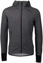 POC Merino Zip Hood Sylvanite Grey Melange M Maillot de ciclismo