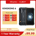 Cubot KingKong 6 Rugged Smartphone, 5000mAh Battery,64GB ROM (128GB Extended), IP68 Waterproof, NFC, 4G Dual SIM, Android Phone