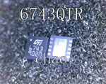 (5 pieces) L6743QTR L6743 6743 ST6743 QFN
