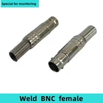 10PCS Welding BNC female monitoring video cable Q9 female connector bnc male and female butt joint signal coaxial joint