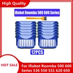 HEPA brush Filter Replacement for iRobot Roomba 500 600 Series 536 550 551 620 650 Vacuum Cleaner parts accessories