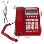 Landline Phone Corded Telephone Fine Workmanship No Battery Convenience