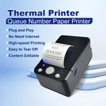 Queue Number Ticket Dispenser Printer for Queue Management No Need Internet thermal Printer Editable Logo