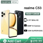 realme C53 Octa Core 6.74" 90Hz Display 6GB+128GB 50MP AI Camera 5000mAh Battery Original 33W SUPERVOOC EU Charge Global Version