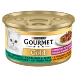 Gourmet Gold s králíkem a játry 85g