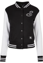 Women's Starter Sweat College Jacket Black/White