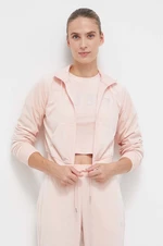 Mikina Guess COUTURE dámská, růžová barva, s aplikací, V3BQ22 KBXI2