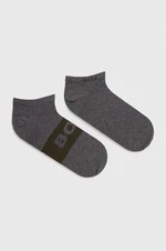 Ponožky BOSS 2-pack pánské, šedá barva, 50467747
